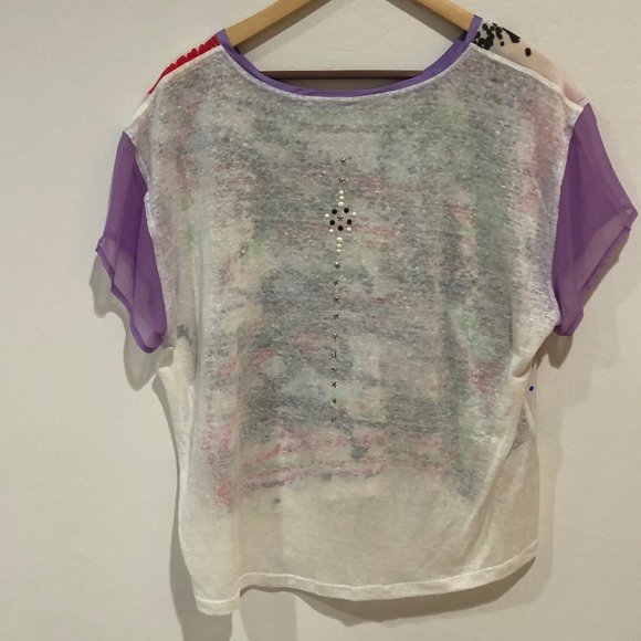 Colorful Paint Splattered Top - Picture 3 of 5